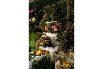 Premium flower decorations for engagement function in Tamil Nadu