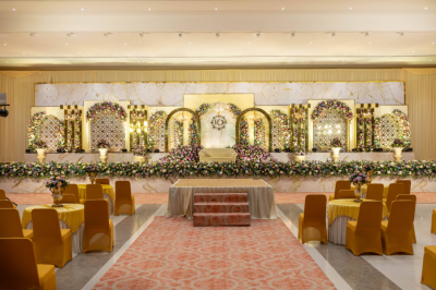 Premium flower decorations for engagement function in Tamil Nadu