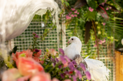 Floral wedding decorations for luxury marriage hall