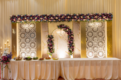 Royal flower decorations for grand Tamil Nadu wedding celebration